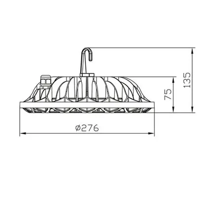 Corp de iluminat HIGHBAY 100W 6000K