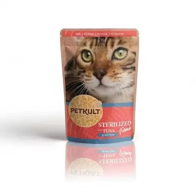 Hrana Umeda Pisici Petkult Sterilised, Ton, 100 g