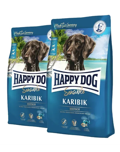 HAPPY DOG Supreme Karibik 8 kg (2x4 kg) hrana caini cu alergii