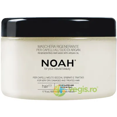 Masca Regeneranta pentru Par Foarte Uscat cu Ulei de Argan 500ml