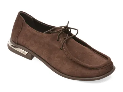 Mocasini GRYXX maro, 25308, din piele intoarsa