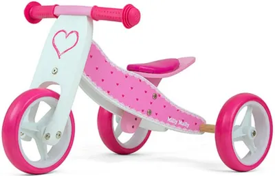 Bicicleta de echilibru Milly Mally - Jake, 2in1, Inima