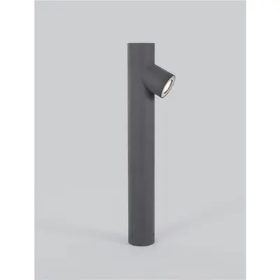 Pitic RAMO Inchis Gray Aluminiu Sticla Diffuser LED GU10 1x7 Wat 220-240 Volt IP65