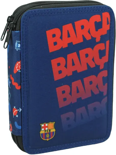 Penar cu accesorii Back Me Up FC Barcelona - 2 fermoare