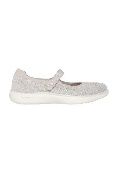 Pantofi Mary Jane On The Go Flex Radiant Sweet - Maro taupe deschis