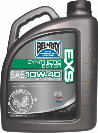 Ulei de motor Bel-Ray EXS FULL SYNTHETIC ESTER 4T 10W-40 4 l 4L