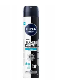 Nivea Spray deodorant barbati 200 ml Invisible B&W Fresh