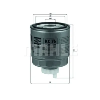 Filtru combustibil KNECHT KC 76