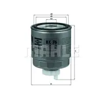 Filtru combustibil KNECHT KC 76