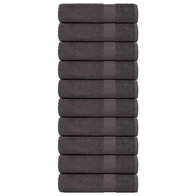 Gossi prosoape de maini, frogn, antracit, 50x100 cm, 360 g/m2, 100%