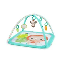 Salteluta interactiva, Bright Starts, Safari blast, Cu 5 jucarii, Pentru activitati educationale, Blue