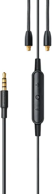 Cablu pentru căști Shure - RMCE-UNI, 3.5mm pentru SE, negru