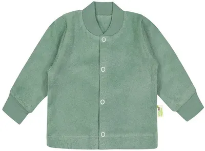 Vesta pentru copii Bio Baby - 74 cm, 6-9 luni, verde forte