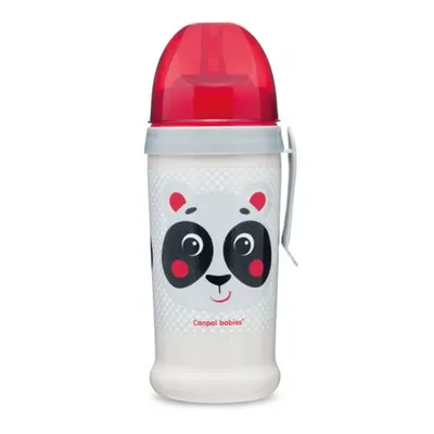 Sticla antivarsare cu pai 350 ml Canpol 12 luni +