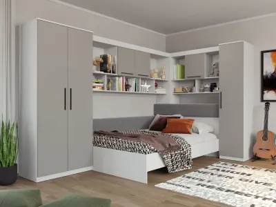 Set Dormitor Colt Lucio C3 Alb / Casmir
