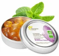 Bio pastile pentru respirație proaspătă cu ceai verde și mentă, 35 g, Fleurance Nature