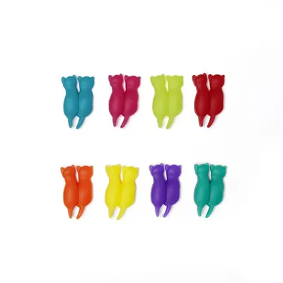 Accesorii pentru pahar - Rainbow Cat Drink Markers
