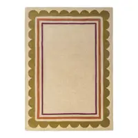 Covor în culoare naturală țesut manual din lână 160x230 cm Lois – Flair Rugs