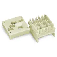 Conductor support, base; 5-pole; 2,50 mm²; white