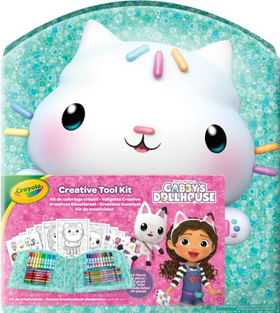 Set de colorat Crayola Gabby's Dollhouse - 40 piese