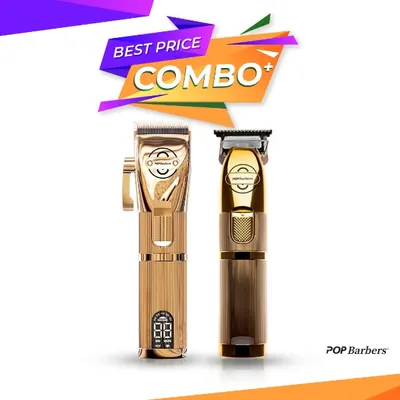 Set POP BARBERS - Masina de tuns + Masina de contur