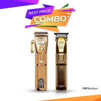Set POP BARBERS - Masina de tuns + Masina de contur