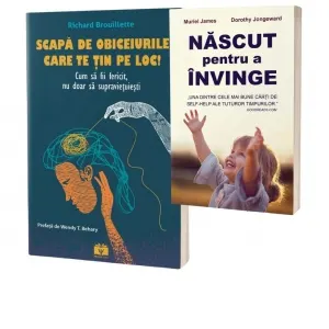 Pachet Scapa de obiceiurile care te tin pe loc! + Nascut pentru a invinge