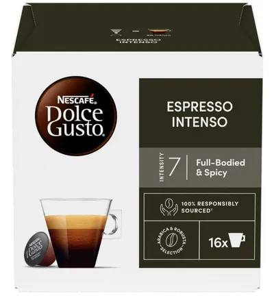 Capsule de cafea NESCAFE Dolce Gusto - Espresso Intenso, 16 bauturi