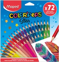 Set creioane colorate Maped Color Peps - 72 culori