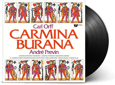 Carl Orff: Carmina Burana - Vinyl | Sheila Armstrong, Gerald English, Thomas Allen, London Symphony Orchestra, Andre Previn