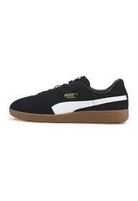 Pantofi de piele intoarsa pentru handball - Alb/Negru