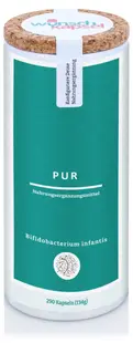 Bifidobacterium adolescentis Probiotic, 1,5 miliarde CFU, 290 capsule, Wunschkapsel