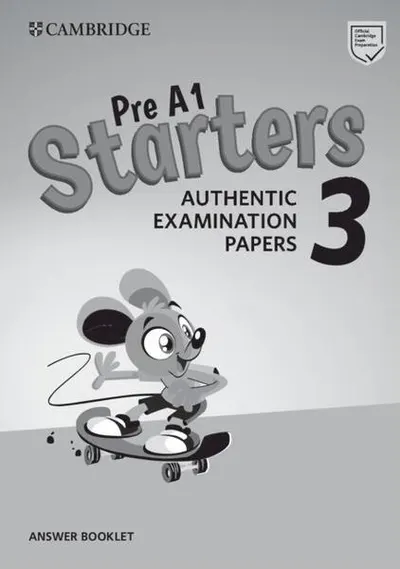 Pre A1 Starters 3, Answer Booklet for Revised Exam from 2018 - Paperback