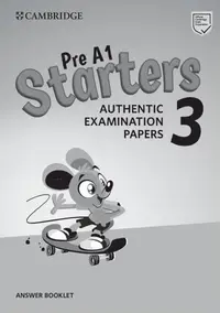Pre A1 Starters 3, Answer Booklet for Revised Exam from 2018 - Paperback