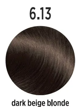 Vopsea de par Profesionala ELEMENT 6.13, 100 Ml, Dark Beige Blonde