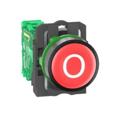 Emitator Xb5, Ø22 Mm, Cap Plastic, Marcaj O Alb Pe Capac Rosu