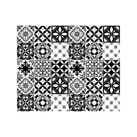 Set 30 autocolante pentru perete Ambiance Decal Tiles Azulejos Rosario, 10 x 10 cm