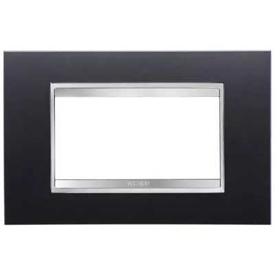 Rama 4 module Gewiss Chorus Lux GW16204VA, ardezie