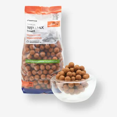 Boilies Pescuit la Crap Wellmix Instant 15mm 1kg Monstercrab
