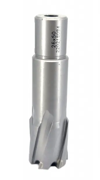 Carota pt. otel din carbura de tungsten, ⌀ 26mm, h=50mm, cu prindere Weldon - DXDY.P-TCT-50.26.W