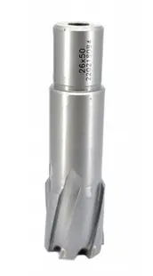 Carota pt. otel din carbura de tungsten, ⌀ 26mm, h=50mm, cu prindere Weldon - DXDY.P-TCT-50.26.W
