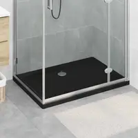 vidaXL Tavă de bază pentru duș cu puncte 100 x 70 x 4 cm ABS Negru