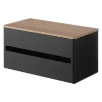 Suport orizontal pentru prosoape de bucătărie din hârtie negru din metal Rin – YAMAZAKI
