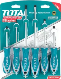Set de șurubelnițe TOTAL - SL, PH, CrV, 6 piese