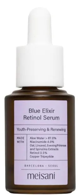 Meisani Ser facial cu retinol Blue Elixir, 15 ml