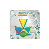 Set Jucarii Magnetice pentru constructii, Interactiv, Educational si Creativ, Dezvolta Concentrarea si Rabdarea pentru Adulti si Copii 3+ ani, 40 piese, Supermag Engros
