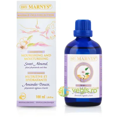 Ulei de Masaj Reparator cu Migdale Dulci si Shea pentru Piele Uscata si Iritata Bio 100ml