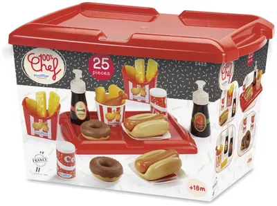 Set joc Ecoiffier - Hot dog, 25 piese