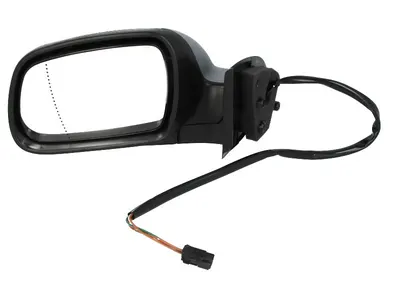 Oglinda stanga potrivit PEUGEOT 307 2000-2007 - electrica, asferic, incalzita, grunduita