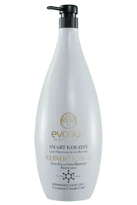 Balsam de Par Reconstructor Profesional cu Keratina, EVOQUE USA Smart Keratin, 1000 ml - Anti-Frizz, cu Ulei de Argan si Macadamia, Protectie UV, Fara Parabeni
